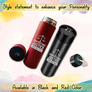 Personalized Temperature Bottle – Custom Name & Advocate Logo Engraved