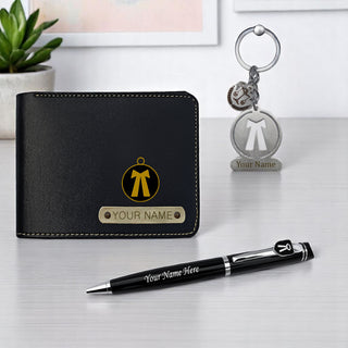 Personalized Advocate Combo - Keychain, Pen, & Wallet with Name & Charm