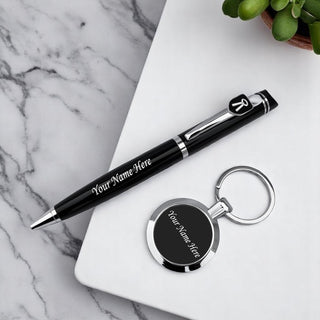 Custom Advocate Pen & Keychain Set.