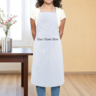 Personalized Unisex Chef Apron With Name/Quote/Wishes/Message Printed.