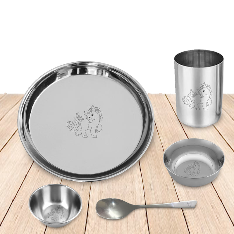 Kids Meal Set With Cartoon Character Design for Boys & Girls