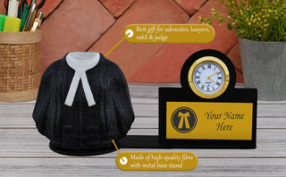 Custom Advocate Coat Pen Stand with Watch & Name Plate.