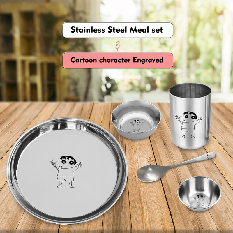 Kids Meal Set With Cartoon Character Design for Boys & Girls