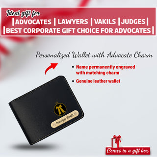 Advocate Gift Set: Personalized Keychain, Bottle, Pen, Wallet & Diary.