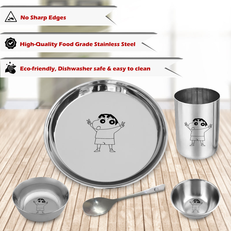 Kids Meal Set With Cartoon Character Design for Boys & Girls