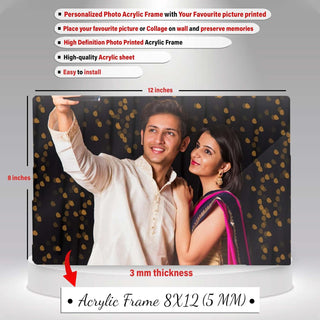 Diwali Combo Set - Custom Acrylic Frame & Ceramic Mug