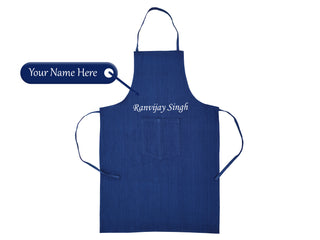 Personalized Unisex Chef Apron With Name/Quote/Wishes/Message Printed.