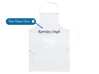 Personalized Unisex Chef Apron With Name/Quote/Wishes/Message Printed.