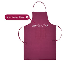 Personalized Unisex Chef Apron With Name/Quote/Wishes/Message Printed.