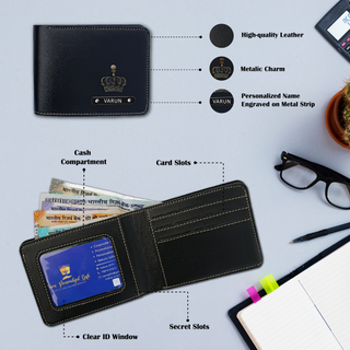 Personalized Premium Leather Men's Wallet.