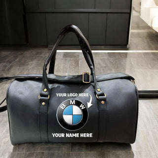 Personalized Leather Duffle Bag with Custom Logo– Perfect for Gifting & Promotions