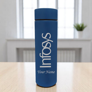 Temperature Bottle – Custom Employee name and Company logo Engraved.