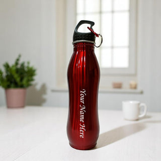 Customized Water Bottle with Name Engraved (750 ml).