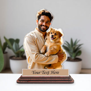 Custom Dog Caricature for Pet Owners with Name