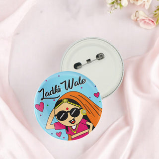 Wedding Button Badge – Ladki Wale