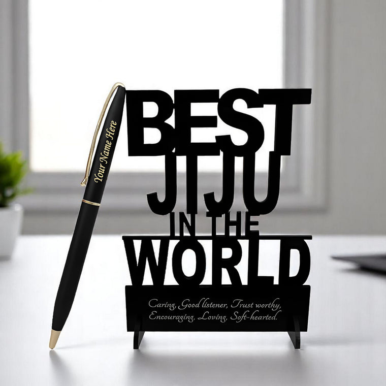 Personalized Pen with Name Engraved, Best Jiju' Acrylic Stand