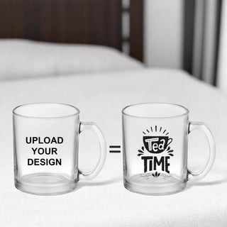 Personalized Glass Coffee Mug