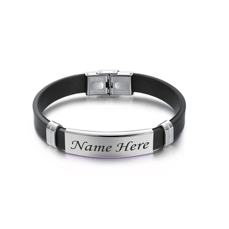 Unisex Strap Bracelet with Name or Text.