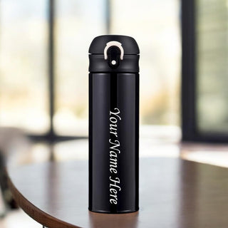 Personalized Insulated Stainless Steel Flask with Engraved Name