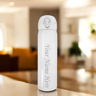 Personalized Insulated Stainless Steel Flask with Engraved Name