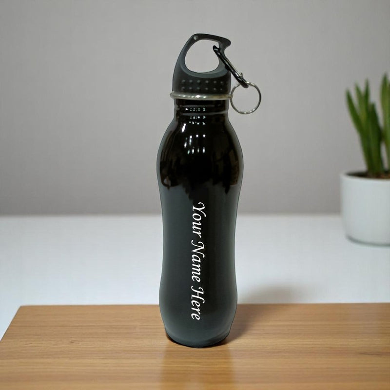 Customized Water Bottle with Name Engraved (750 ml).