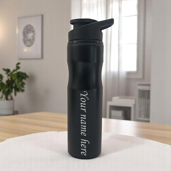Personalized Sipper Water Bottle With Name Engraved.