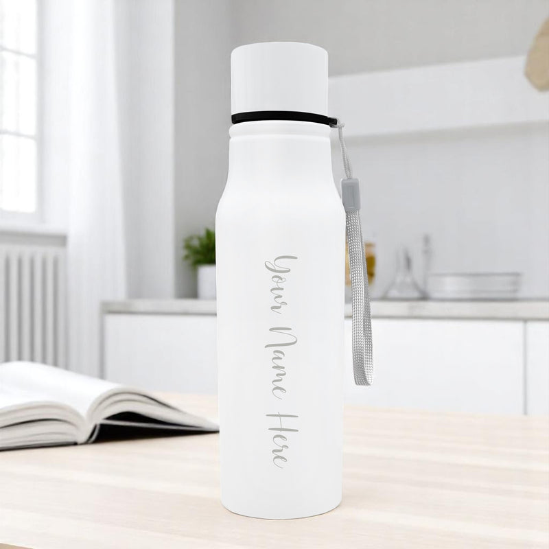 Customized Water Bottle with Name engraved (750 ml).