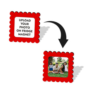 Customized Square Shape Photo Fridge Magnet With Your Photos Printed