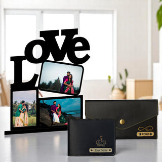 Personalized Gift combo of Love Photo frame