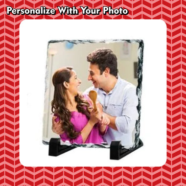 Personalized Photo Printed Stone Frame.