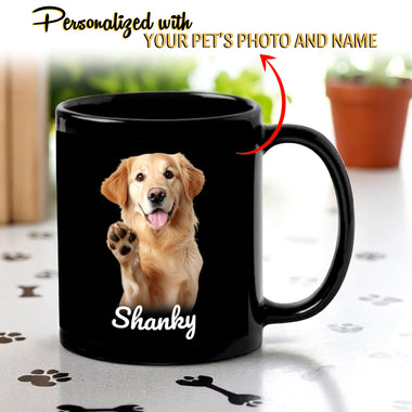 Custom Pet Photo & Name Mug | Dog & Cat Mug for Pet Owners