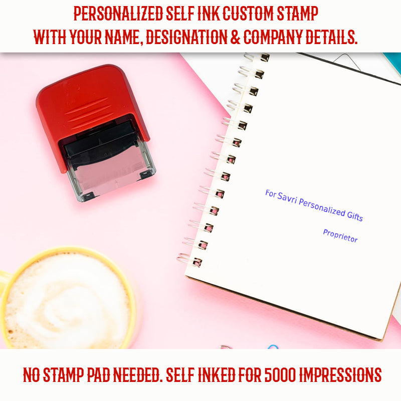 Personalized Self Ink Stamp