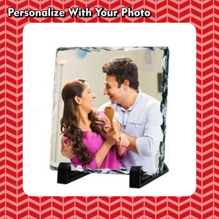 Personalized Photo Printed Stone Frame.