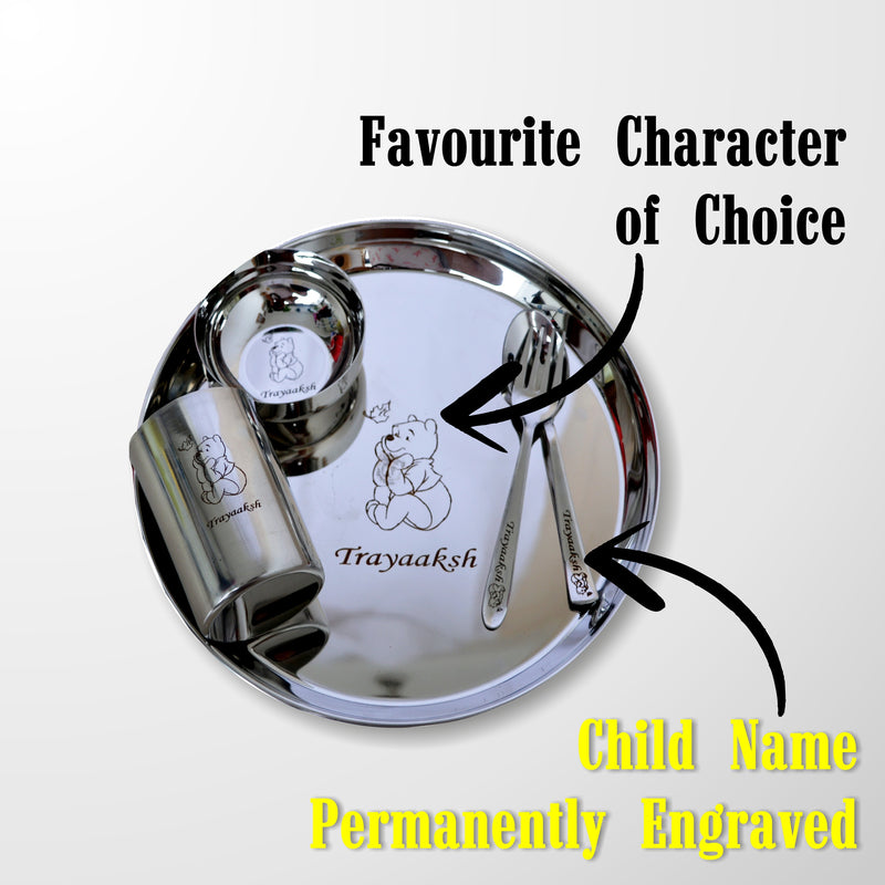 Personalized Stainless Steel Meal Set