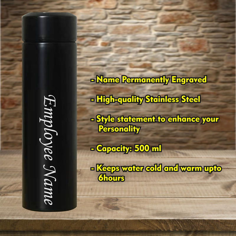 Corporate Joining Kit - Custom Temp Bottle, Pen & Mouse Pad with Name & Text