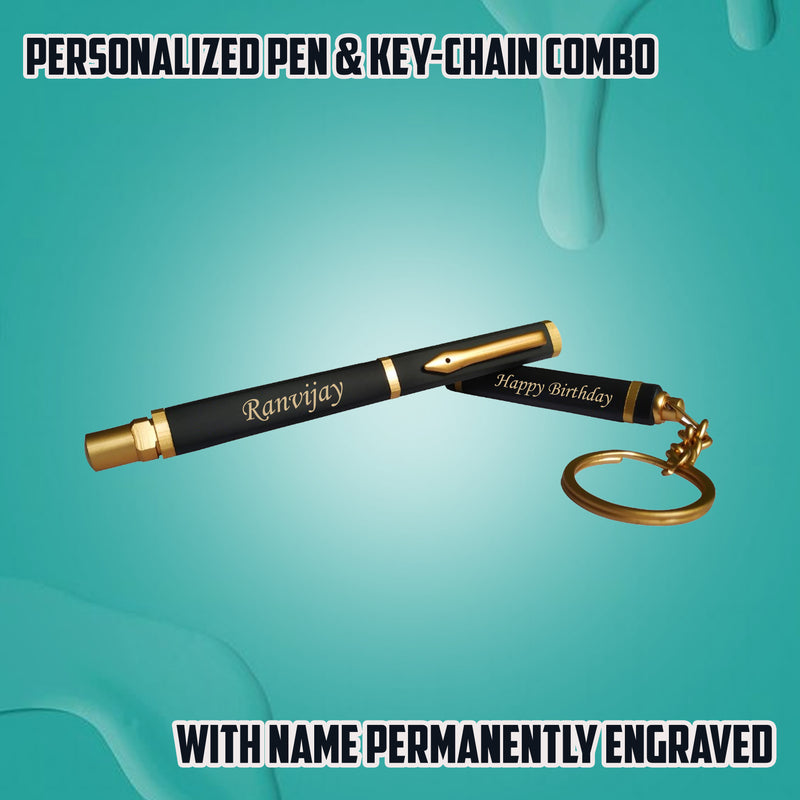 Pen and Keychain Gift Set.