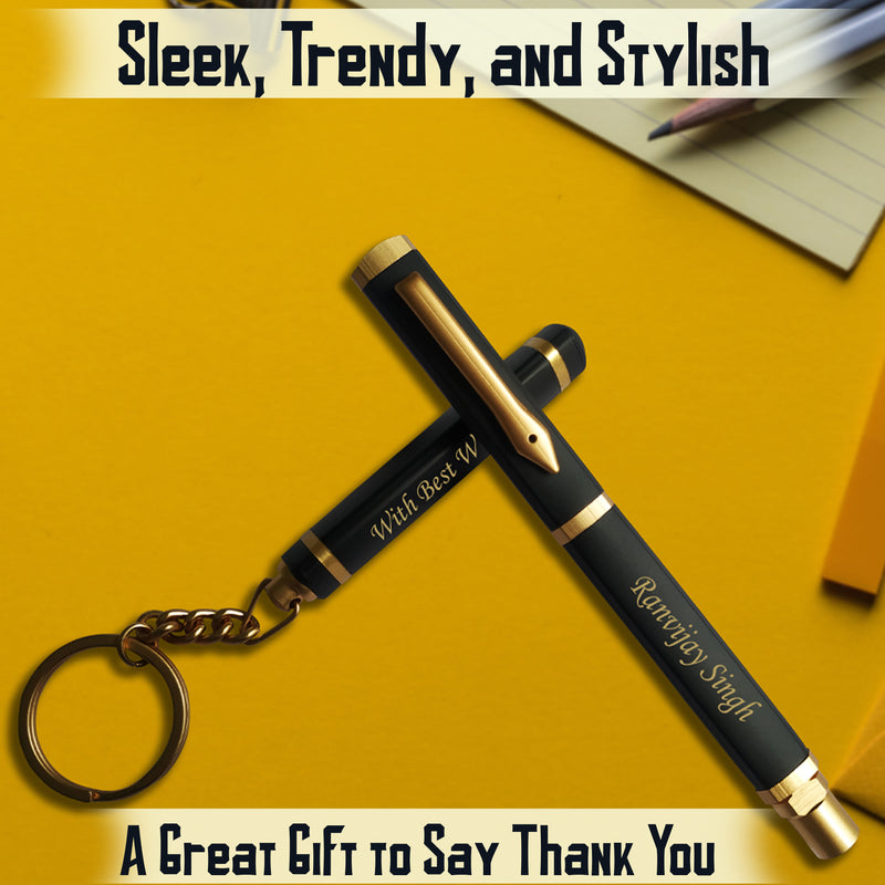 Pen and Keychain Gift Set.