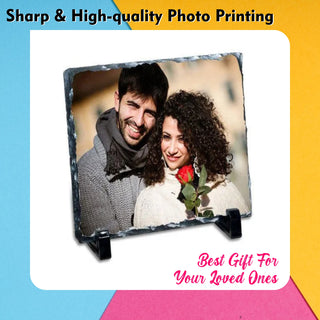 Personalized Photo Printed Stone Frame.