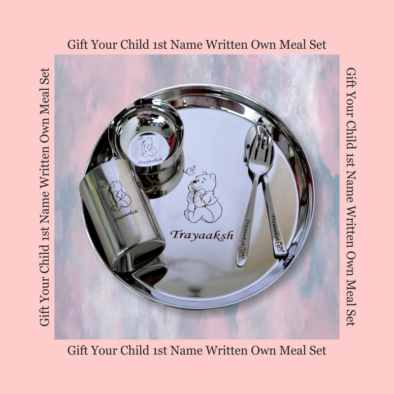 Personalized Stainless Steel Meal Set