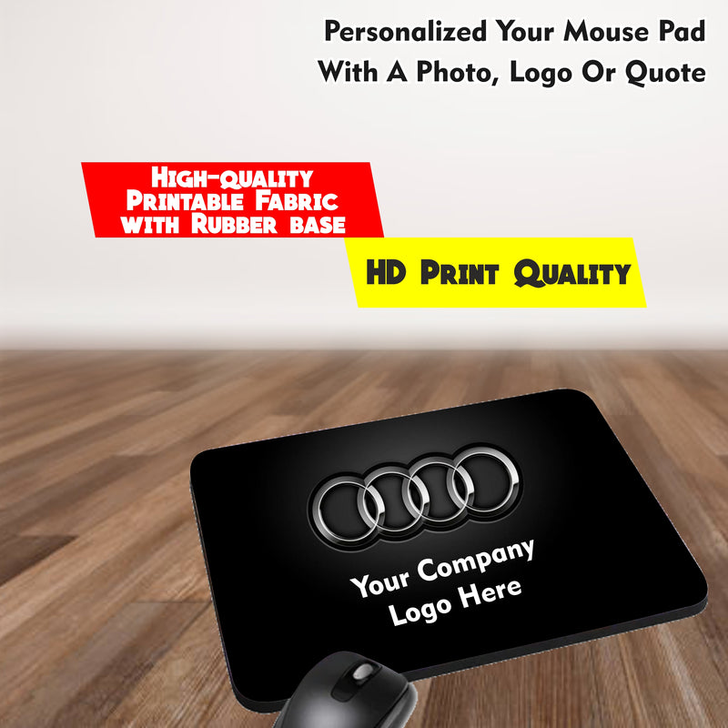 Corporate Joining Kit - Custom Temp Bottle, Pen & Mouse Pad with Name & Text