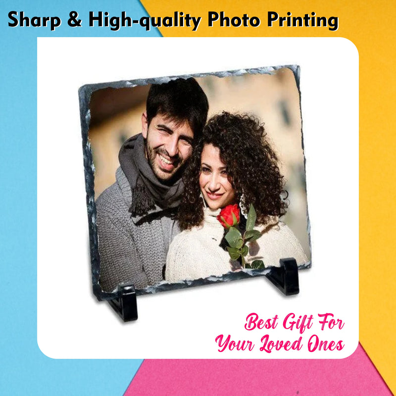 Personalized Photo Printed Stone Frame