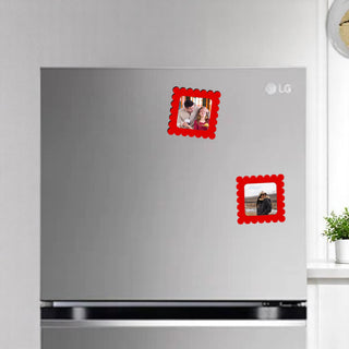 Customized Square Shape Photo Fridge Magnet With Your Photos Printed