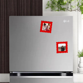 Customized Square Shape Photo Fridge Magnet With Your Photos Printed