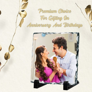 Personalized Photo Printed Stone Frame.