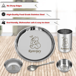 Personalized Kids Meal Set – Name & Favorite Character Engraved