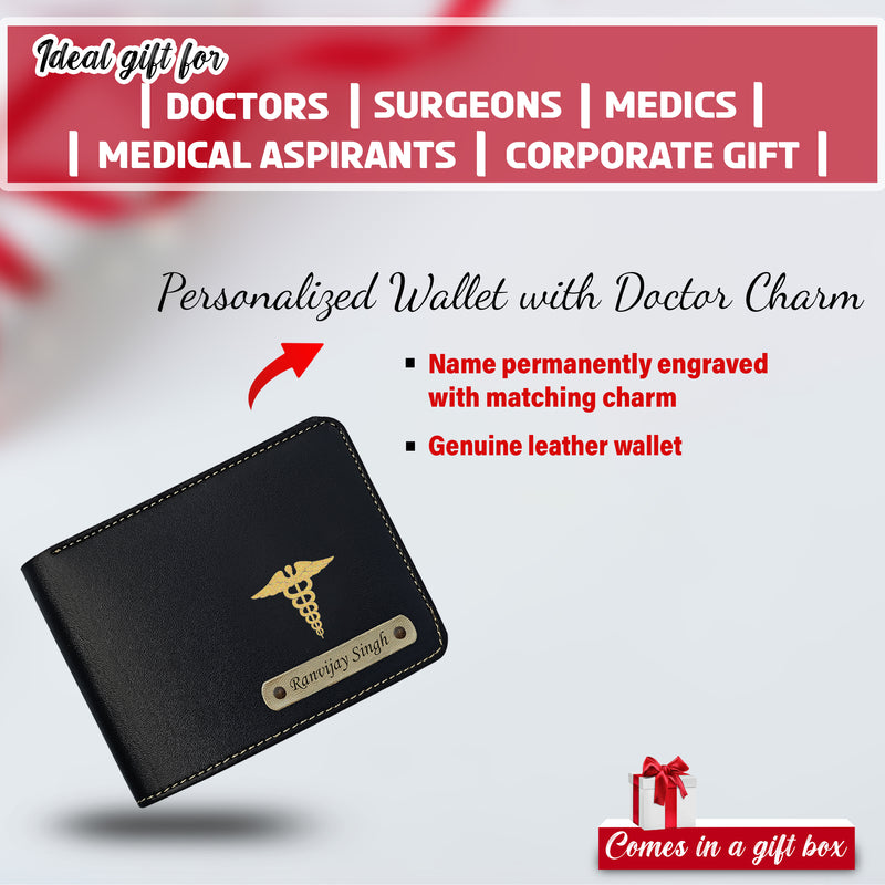 Doctor's Gift Set: Custom Keychain, Bottle, Pen, Wallet & Diary