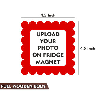 Customized Square Shape Photo Fridge Magnet With Your Photos Printed