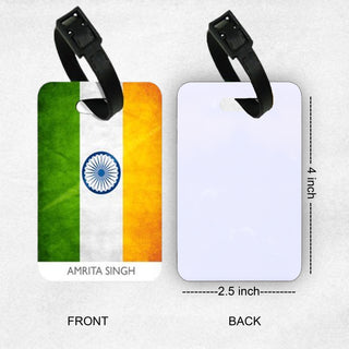 Personalized Printed PVC Luggage Tags - Personalize with Any Design, Name, or Quote