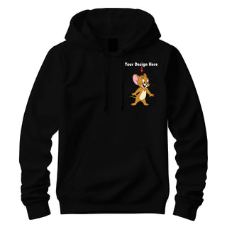 Customized Unisex Cotton Hoodie with Custom Name & Design Printed.