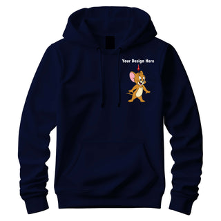 Customized Unisex Cotton Hoodie with Custom Name & Design Printed.